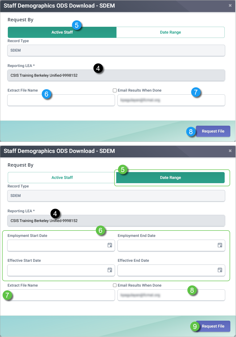 Cumulative Enrollment Extract procedure